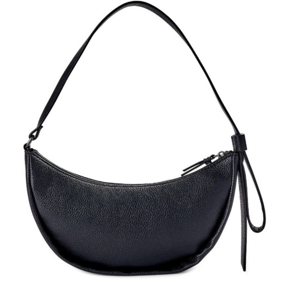 No Boundaries Women's Contemporary Half Moon Black - Picture 3 of 5